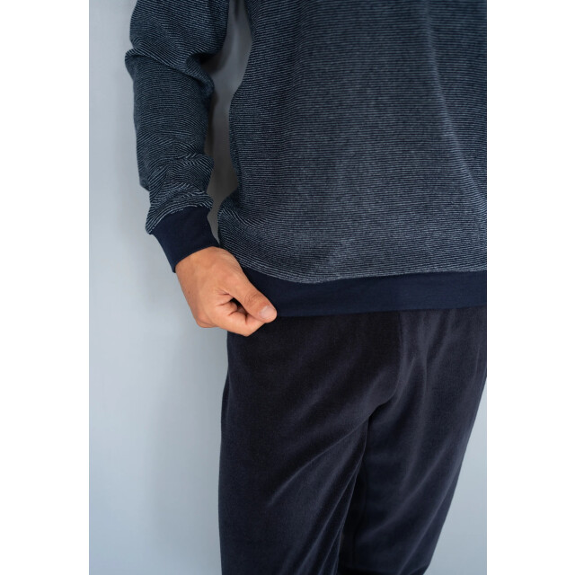 Phil & Co Heren winter pyjama set lang badstof PH-6135-02 large Phil & Co Heren winter pyjama set lang badstof PH-6135-02 large