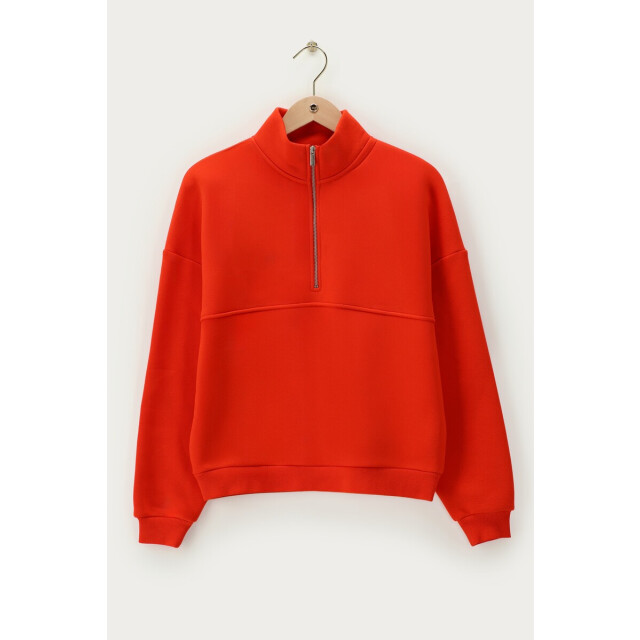 My Jewellery Oranje swater met rits - 4209.40.0008 large