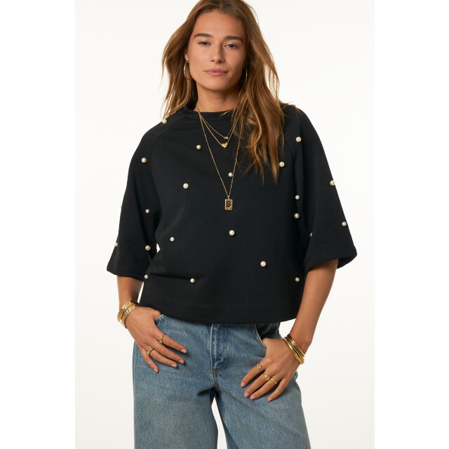 My Jewellery Korte sweater met imitatie parels - 4209.80.0027 large