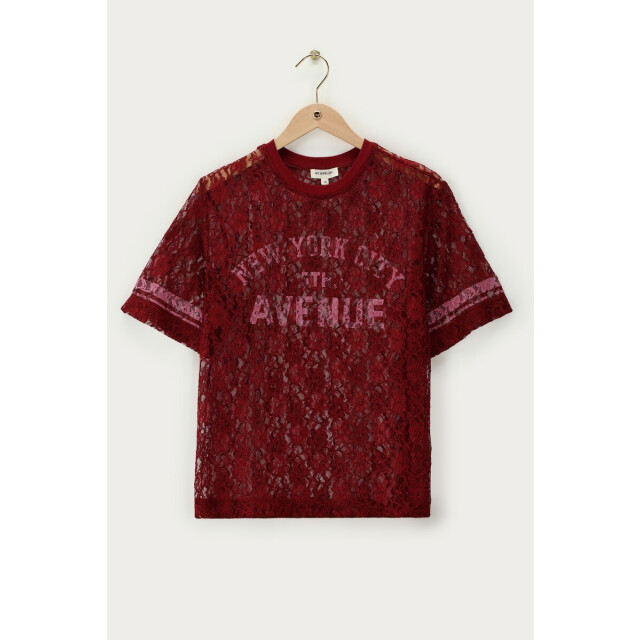 My Jewellery Donkerrode kant top 'new york' bordeaux 4339.47.0011 large