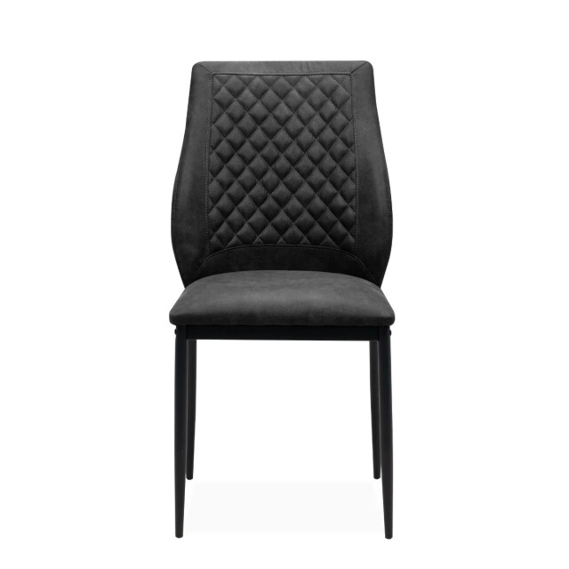 CaliCosy Set van 4 stoelen van gewatteerde stof met metalen frame, 48 cm lillie 3202271 large