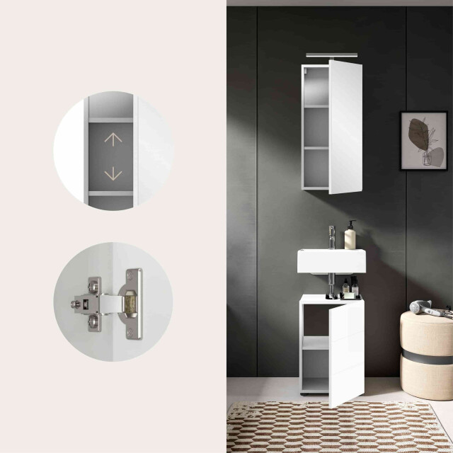 Furnilux Vira badkamercombinatie hoogglans mdf tz 3255979 large