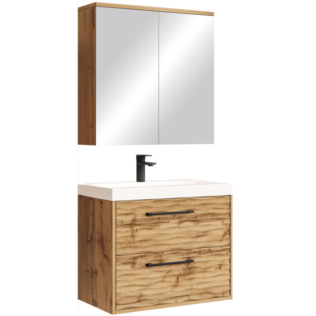 Badplaats Badkamermeubel set etna 60 cm - badmeubel met spiegelkast 3180964 large