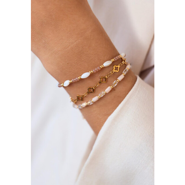 Label Kiki K.sa.313.1 clover row bracelet gold K.SA.313.1 Clover row bracelet gold large