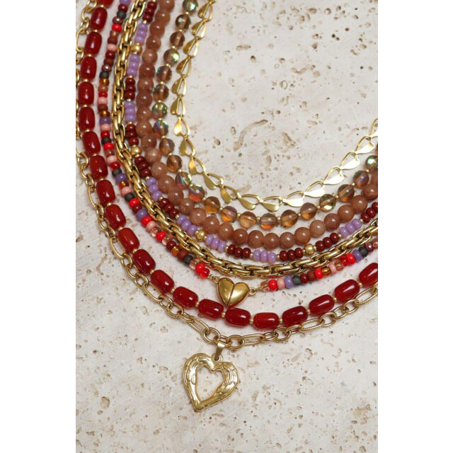 Label Kiki K.ex.027.1 sisi necklace gold K.EX.027.1 Sisi necklace gold large