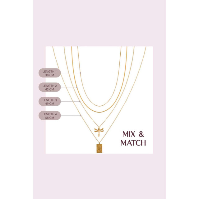 Label Kiki K.sk.210.1 spirit necklace K.SK.210.1 Spirit necklace large