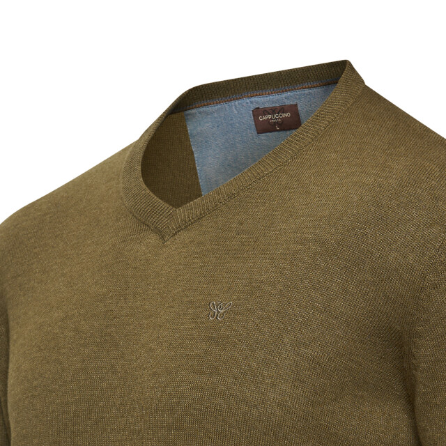 Cappuccino Italia Rno pullover cap-salerno-grn-M large