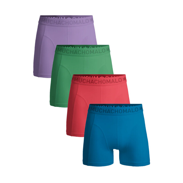 Muchachomalo Heren 4-pack boxershorts SOLID1010-785 large Muchachomalo Heren 4-pack boxershorts SOLID1010-785 large