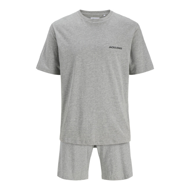 Jack & Jones Heren korte shortama pyjamaset jaceverest 12273635-Light Grey Melange LGMS large Jack & Jones Heren korte shortama pyjamaset jaceverest 12273635-Light Grey Melange LGMS large