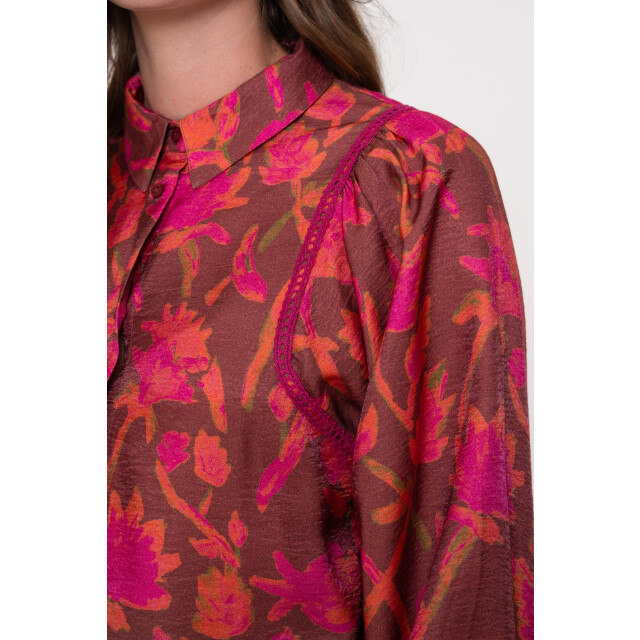 Geisha blouse 53909-20 480 burgundy/fuchsia 06615.680.0013 large Geisha blouse 53909-20 480 burgundy/fuchsia 06615.680.0013 large