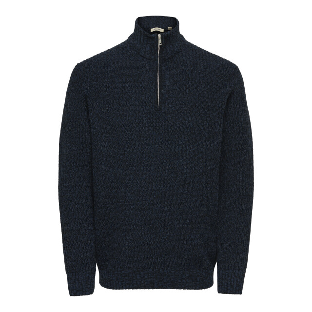 Only & Sons onsjoin reg ls high neck knit camp 22035796 dark sapphire 05711.240.0078 large
