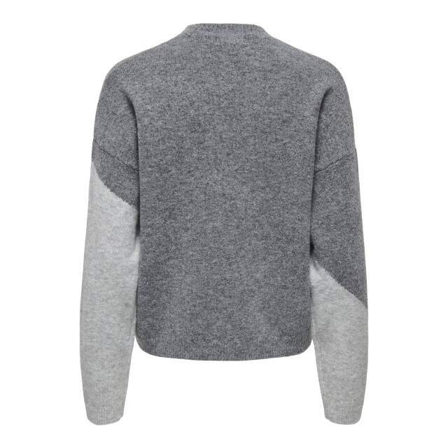 Jacqueline de Yong matilda life l/s hn sequin pull 15360123 dark grey melange 06712.970.0023 large