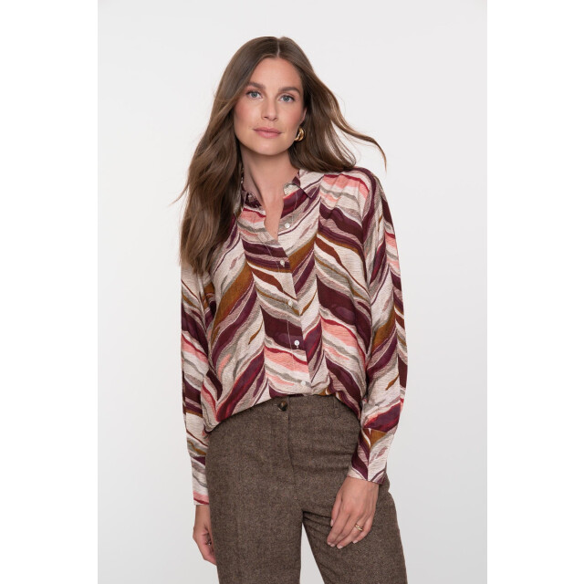 Geisha blouse 53851-81 485 port/pink 06615.680.0015 large Geisha blouse 53851-81 485 port/pink 06615.680.0015 large