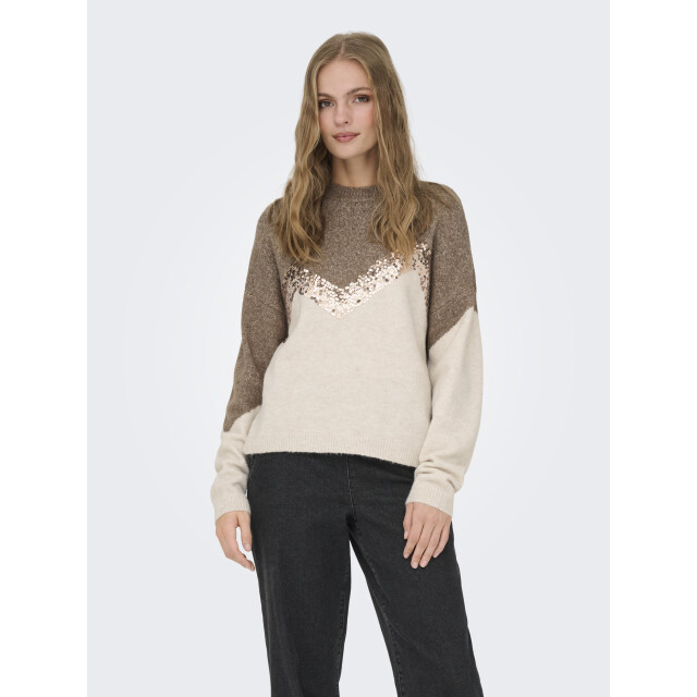 Jacqueline de Yong matilda life l/s hn sequin pull 15360123 mountain trail 06712.940.0136 large