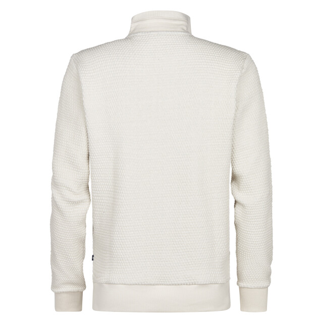 Petrol Industries men sweater collar zip m-3050-swc343 0009 antique white melee 05791.100.0028 large Petrol Industries men sweater collar zip m-3050-swc343 0009 antique white melee 05791.100.0028 large