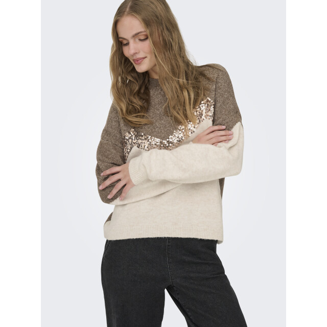 Jacqueline de Yong matilda life l/s hn sequin pull 15360123 mountain trail 06712.940.0136 large