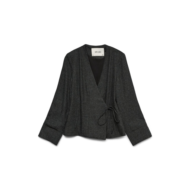 Vero Moda awuthalia ls wrap blazer 10334041 dark grey melange 06228.970.0002 large Vero Moda awuthalia ls wrap blazer 10334041 dark grey melange 06228.970.0002 large