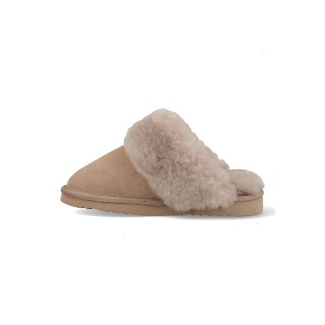 Warmbat Pantoffels flurry FLS321058 Taupe / Grijs large
