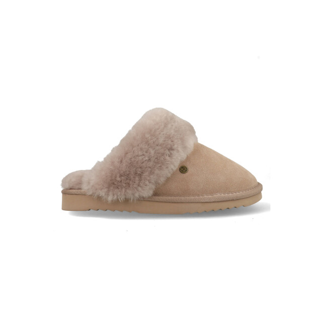 Warmbat Pantoffels flurry FLS321058 Taupe / Grijs large