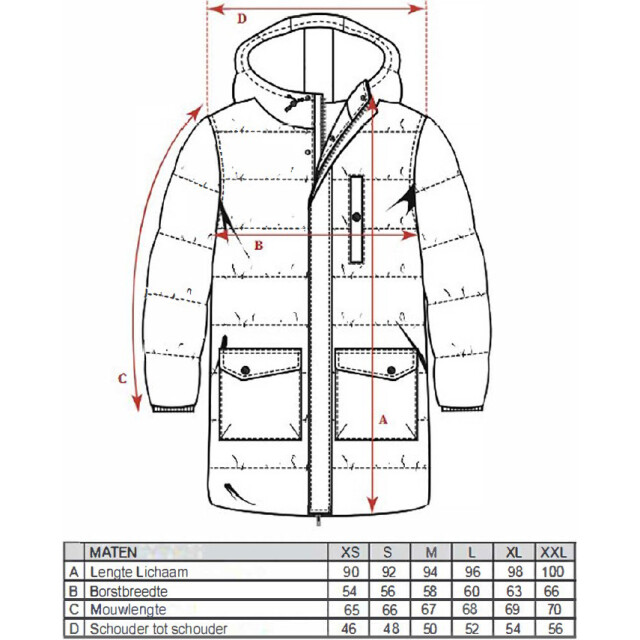 Cappuccino Italia Hooded winter jacket CAP-AG04-BLK-XXL large