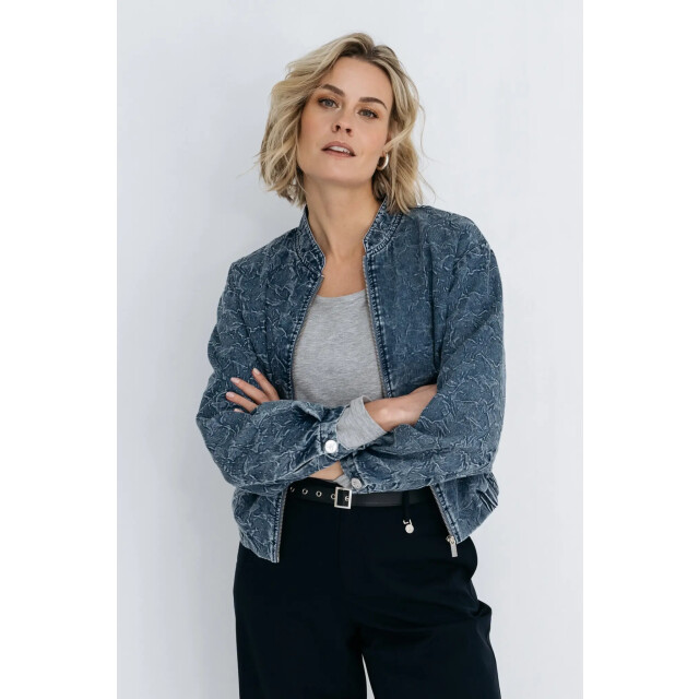 Zizo Fa25.patr.306 patrick jacket blue print FA25.PATR.306 large