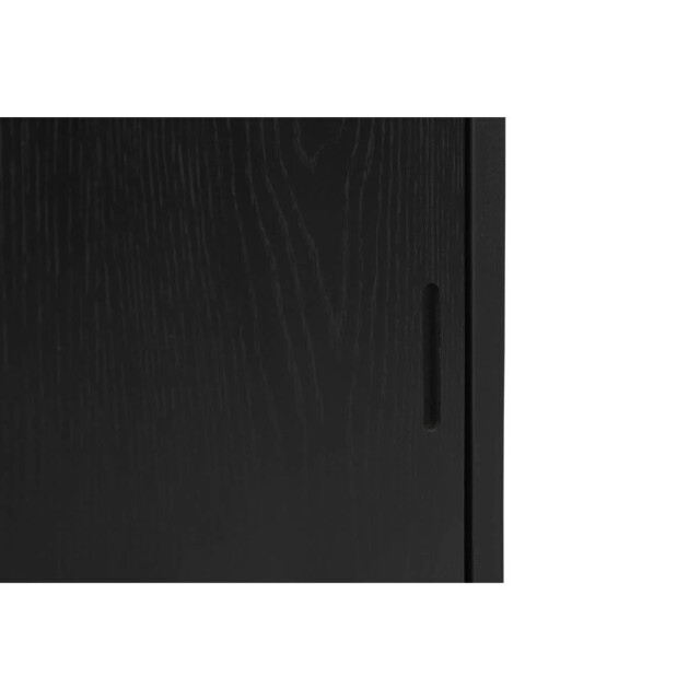 Signature Twee-deurs vitrine in massief zwart eiken yalta 3357680 large
