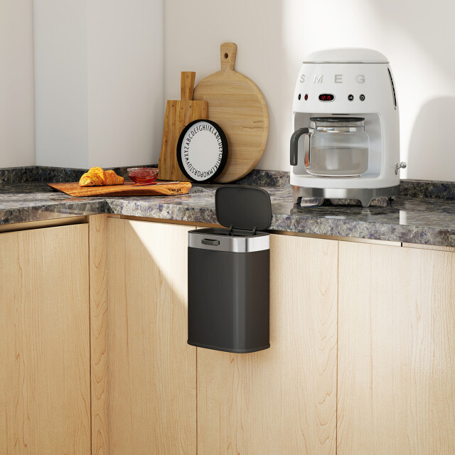 4goodz Afvalbakje aanrecht 5 liter neerzetten/ophangen - 3357699 large