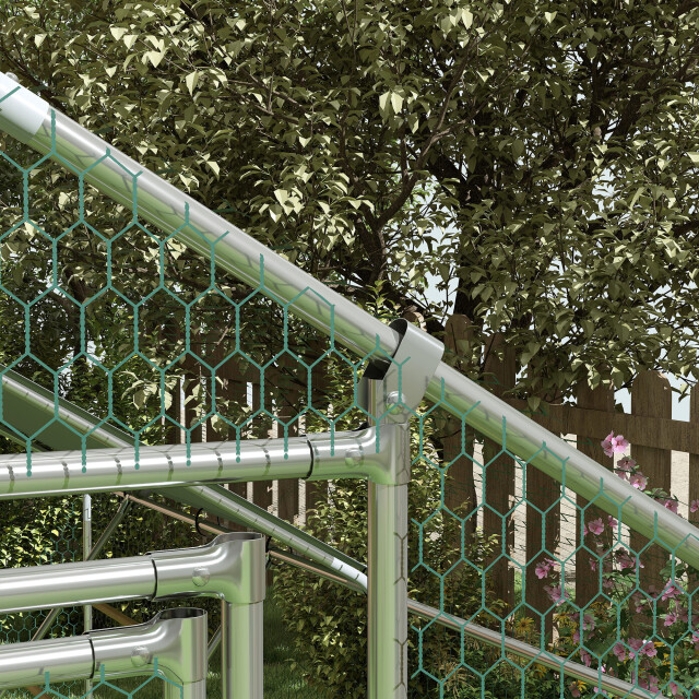 4goodz Kippenren met uv-bestendig zeil en stalen gaas voor 6-8 kippen 3357697 large 4goodz Kippenren met uv-bestendig zeil en stalen gaas voor 6-8 kippen 3357697 large