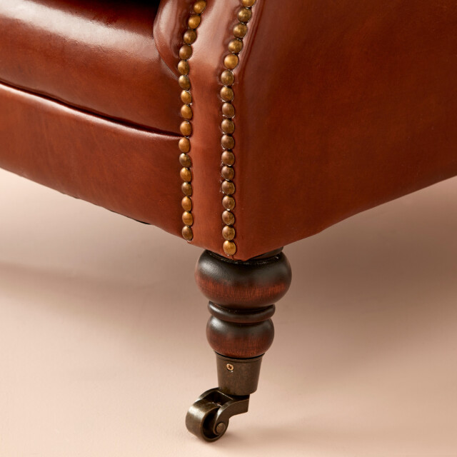 Signature Chocolade leren barkruk newcastle 3357686 large