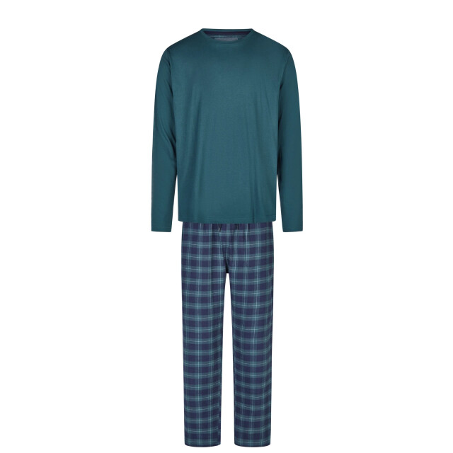 Phil & Co Lange heren pyjama set met flanellen pyjamabroek PH-6147-02 large Phil & Co Lange heren pyjama set met flanellen pyjamabroek PH-6147-02 large