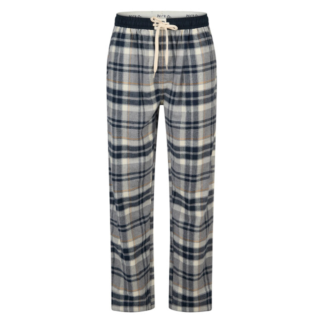 Phil & Co Heren pyjamabroek lang flanel geruit grijs PH-6167-02 large Phil & Co Heren pyjamabroek lang flanel geruit grijs PH-6167-02 large