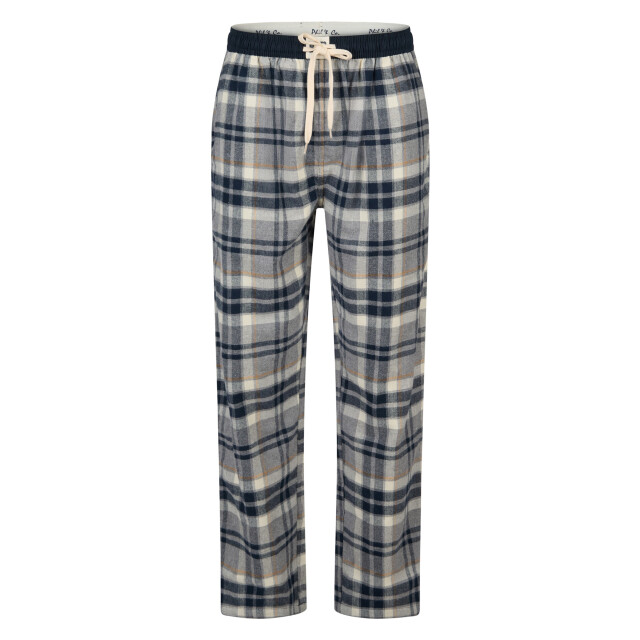 Phil & Co Heren pyjamabroek lang flanel geruit grijs PH-6167-02 large Phil & Co Heren pyjamabroek lang flanel geruit grijs PH-6167-02 large