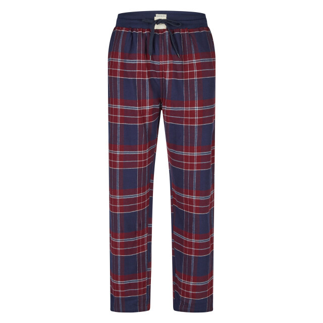 Phil & Co Heren pyjamabroek lang flanel geruit blauw/rood PH-657-0A large Phil & Co Heren pyjamabroek lang flanel geruit blauw/rood PH-657-0A large