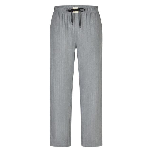 Phil & Co Heren pyjamabroek lang flanel gestreept grijs PH-657-0B large