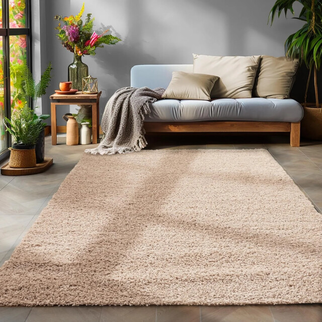 Muratap Basic shaggy vloerkleed hoogpolig- 80x250 cm 1128785 large