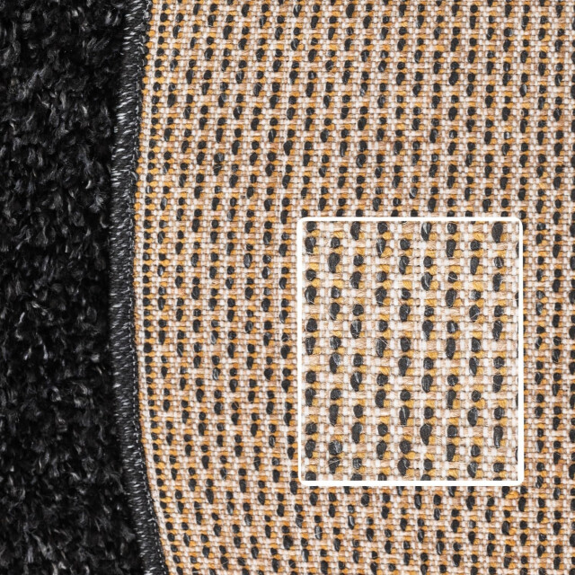 Muratap Basic shaggy vloerkleed antraciet hoogpolig- 60x110 cm 1128804 large