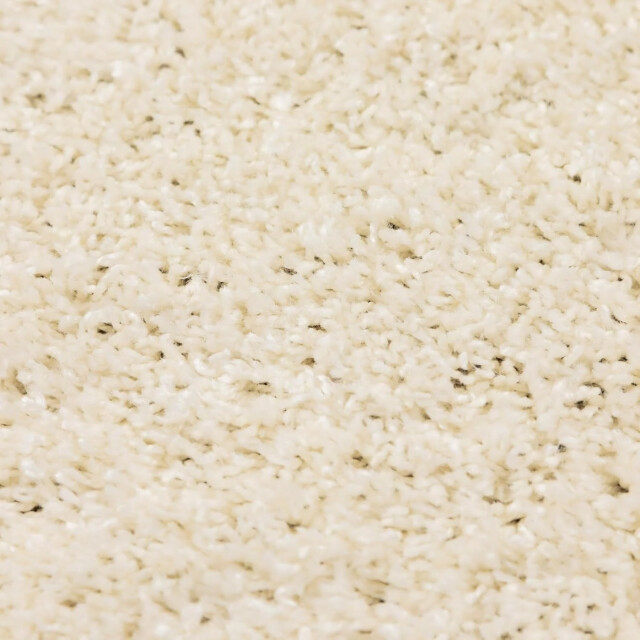 Muratap Basic rond shaggy vloerkleed creme hoogpolig- 160 cm rond 1128747 large