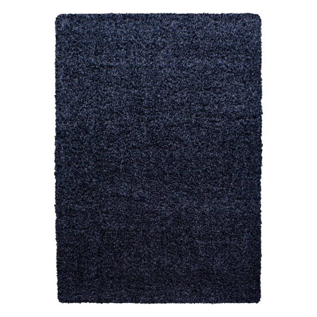 Muratap Basic shaggy vloerkleed donker blauw hoogpolig- 160x230 cm 1128668 large