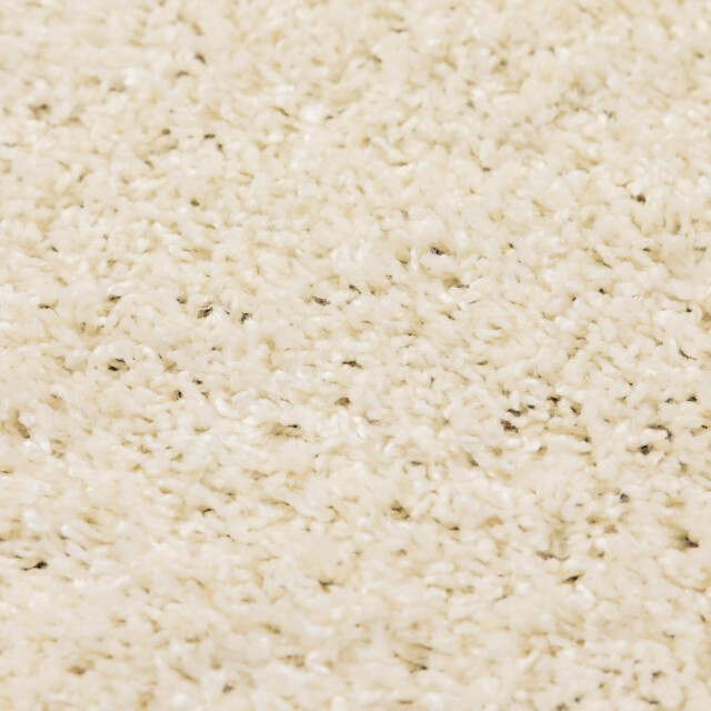 Muratap Basic rond shaggy vloerkleed creme hoogpolig- 200 cm rond 1128746 large