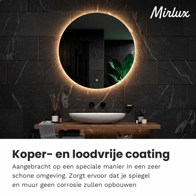 Mirlux Badkamerspiegel 100cm frameloos pre-order 3083780 large