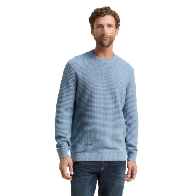 Tom Tailor Structured crew neck pullover 1048727 large