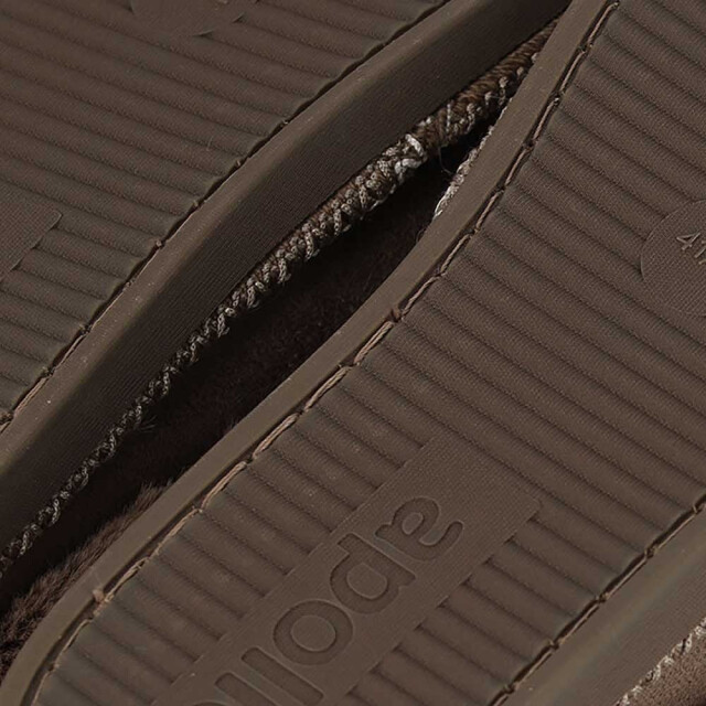 Apollo Dames instap pantoffels teddy taupe 000123818011-Taupe large