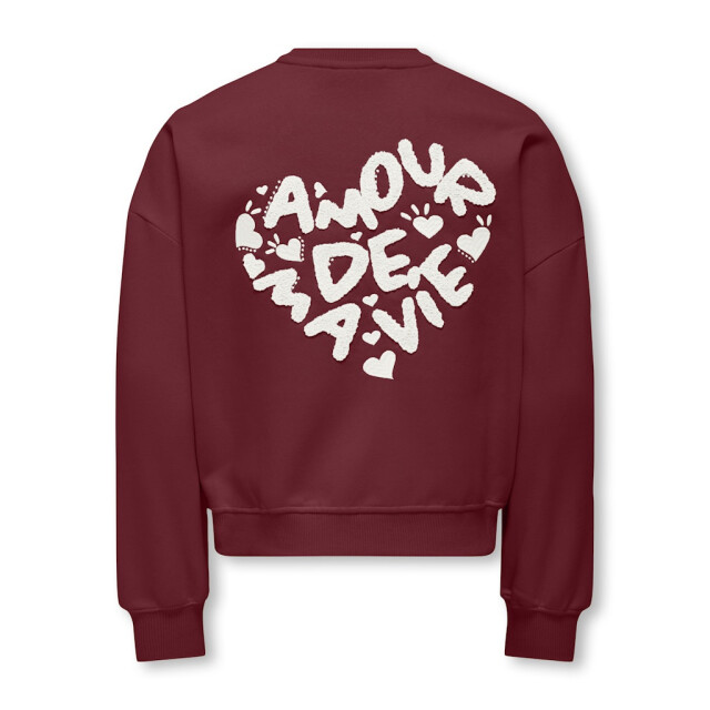 Only Kogtammie life ls print o-neck swt bordeaux 2209.47.0004 large Only Kogtammie life ls print o-neck swt bordeaux 2209.47.0004 large