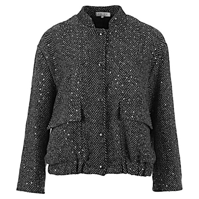 Enjoy Bomber jasje 509221 grijs 509221 - Grijs large
