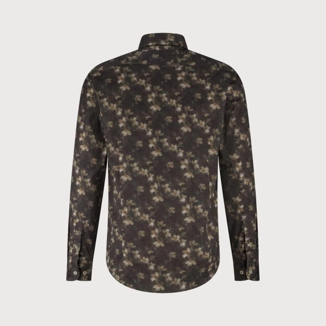Blue Industry Het overhemd met bloemenprint | 6003.52-BROWN large