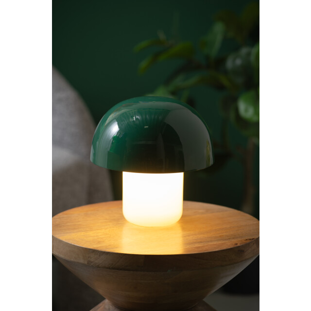 Leitmotiv tafellamp nuevo mini mushroom retro green 3259594 large