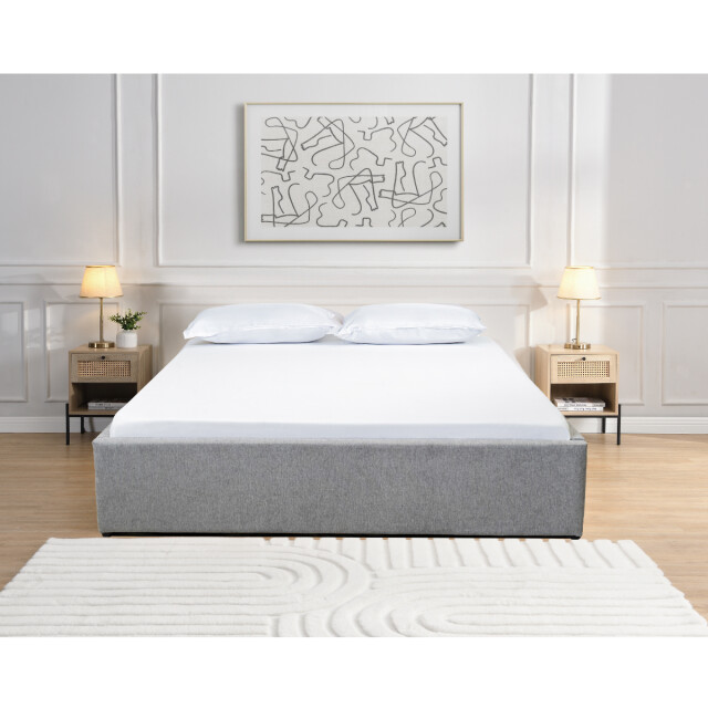 CaliCosy Kopie van opbergbed 140x190 cm met grijze stof romy 2979230 large
