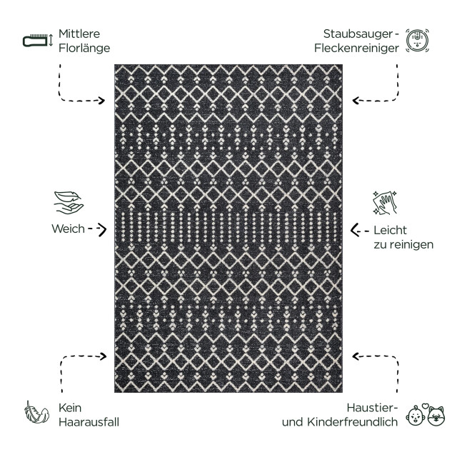 Muratap Boho antik | laagpolig vloerkleed | modern tapijt | woonkamer, slaapkamer | 3360673 large Muratap Boho antik | laagpolig vloerkleed | modern tapijt | woonkamer, slaapkamer | 3360673 large