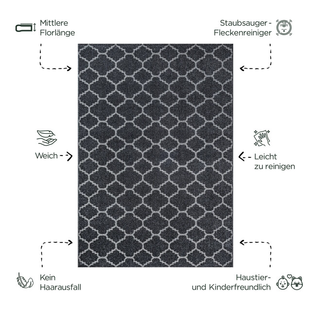 Muratap Boho klasik | laagpolig vloerkleed | modern tapijt | woonkamer, slaapkamer | 3360873 large Muratap Boho klasik | laagpolig vloerkleed | modern tapijt | woonkamer, slaapkamer | 3360873 large