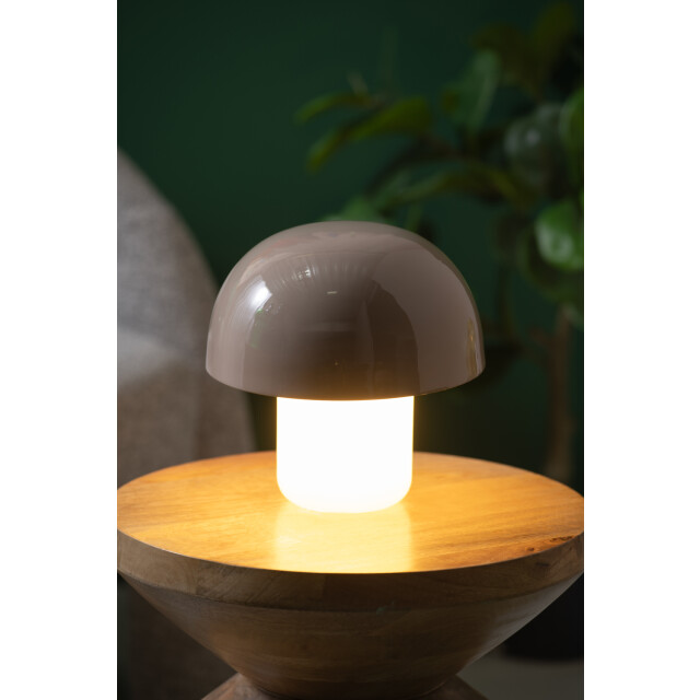 Leitmotiv tafellamp nuevo mini mushroom clay grey 3259595 large